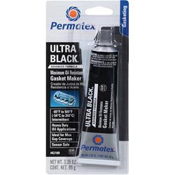 Permatex Ultra Black RTV Silicone 3.35 Ounce Tube